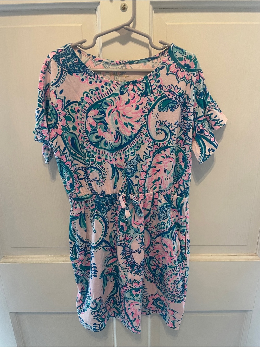 Lilly Pulitzer Pink & Teal Paisley Dress